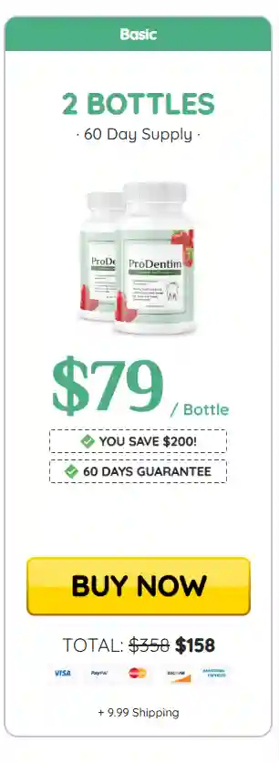 prodentim price – 2 bottles